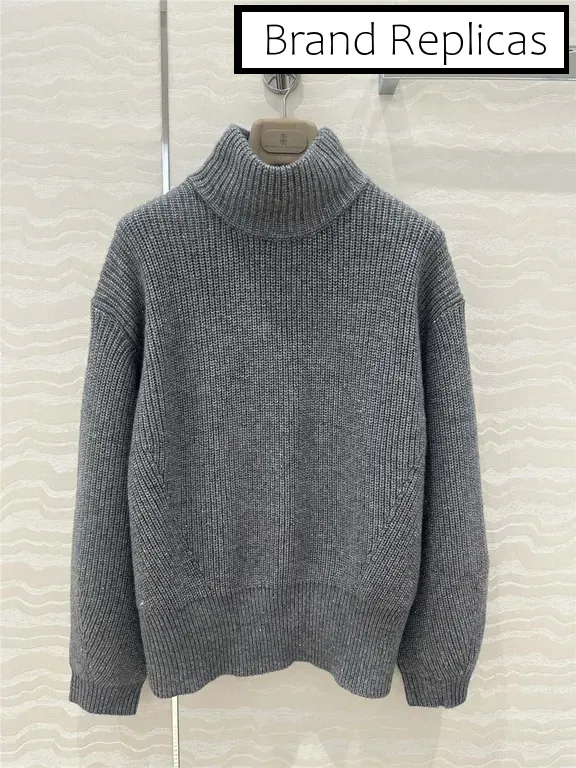 BC Turtleneck Cashmere Sweater Grey